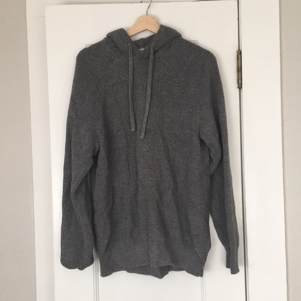 H&M Gray Hooded Sweater